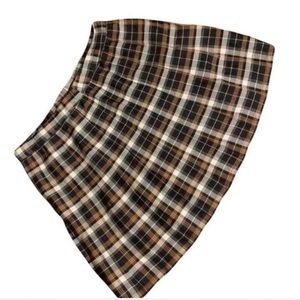 Urban Outfitters Plaid Pleated Skirt Size Small